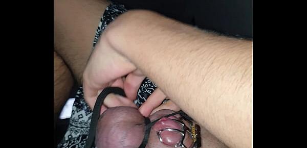  Chastity CBT ball Bondage Fun